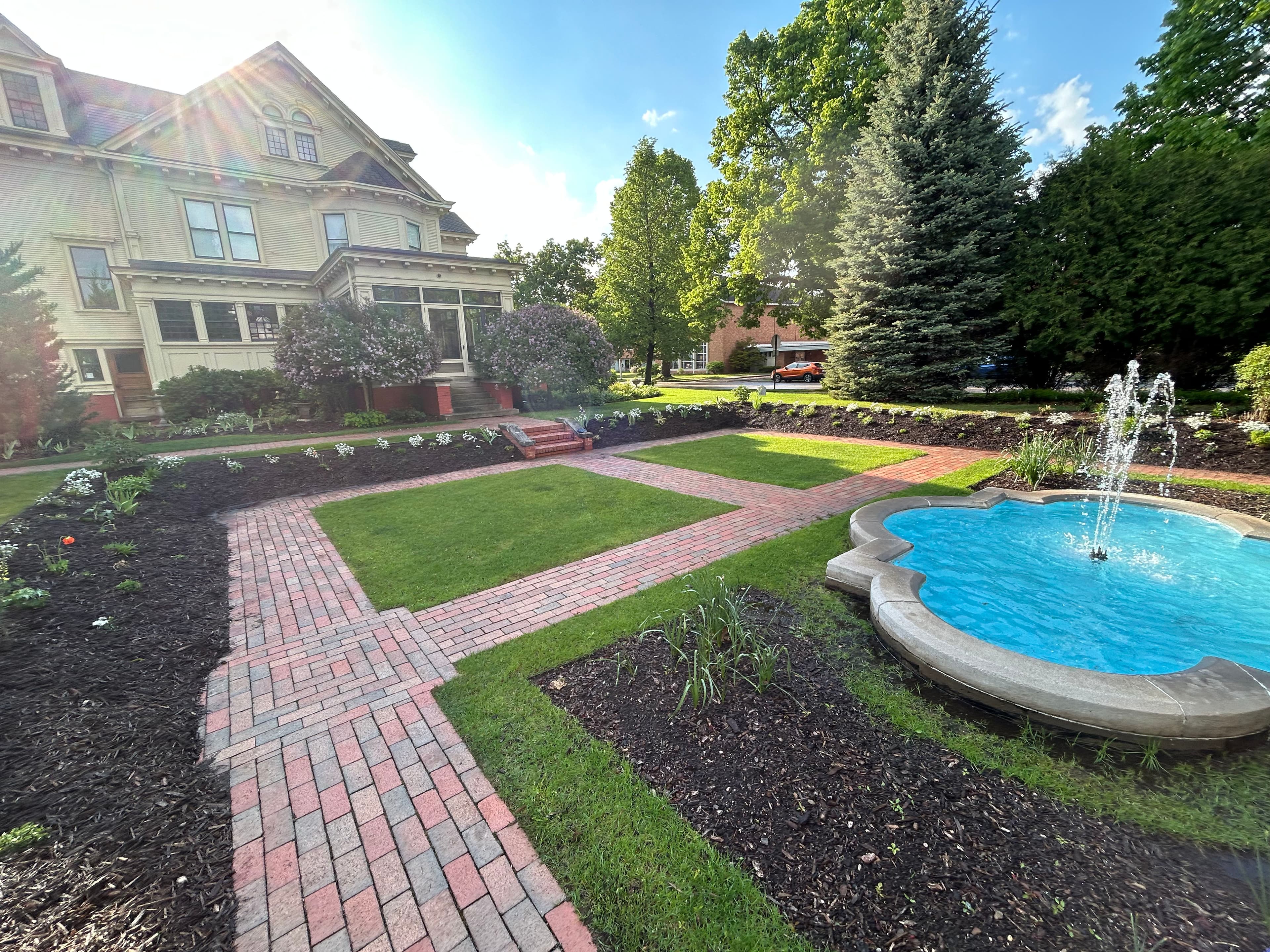 Project Fresh Mulch That Makes a Formal Garden Shine image